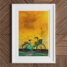 Lemon Lime - Hoi an Vietnam Bicycle Art Print Posters Prints & Visual Artwork