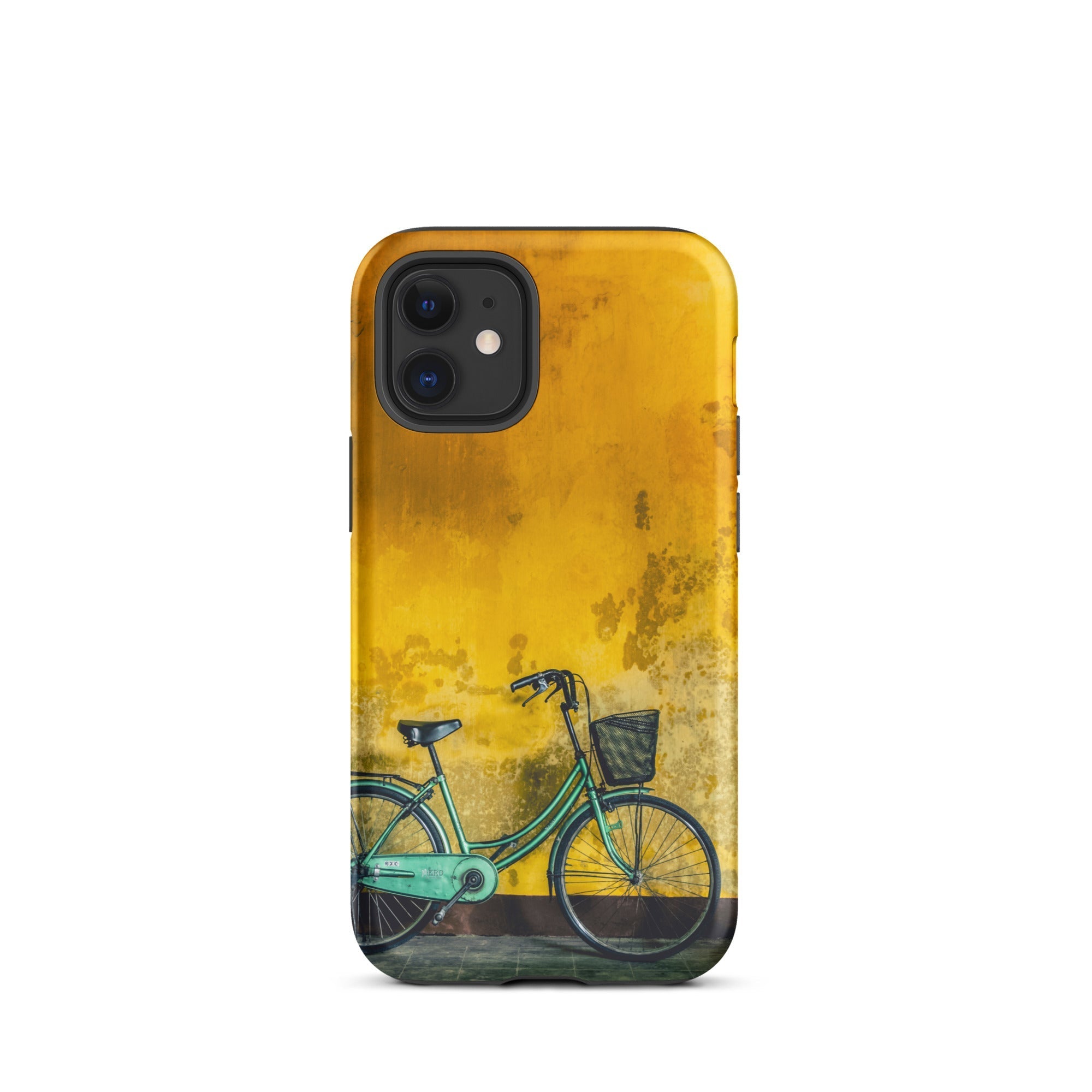 Lemon Lime Hoi an Vietnam Bicycle Iphone Case, 12 Mini / Matte, Yellow Phone Case Bicycle Design