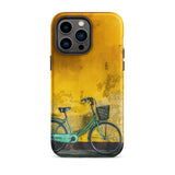 Lemon Lime - Hoi an Vietnam Bicycle Iphone Case, 14 Pro Max / Matte, Yellow Phone Case Bicycle Design