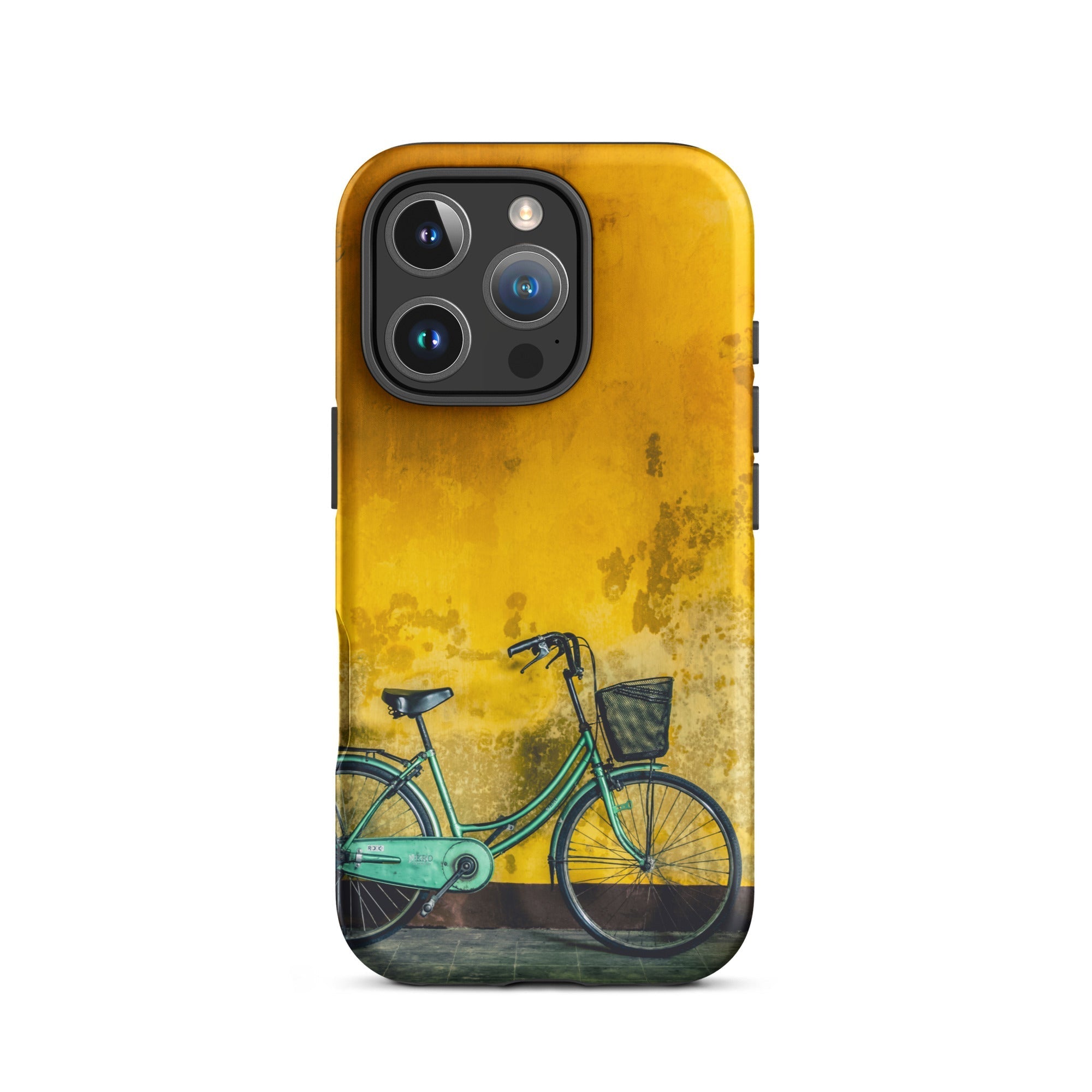 Lemon Lime Hoi an Vietnam Bicycle Iphone Case, 16 Pro / Matte, Smartphone Case Bicycle Design