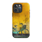 Lemon Lime - Hoi an Vietnam Bicycle Iphone Case, 16 Pro Max / Matte, Yellow Phone Case Bicycle Design