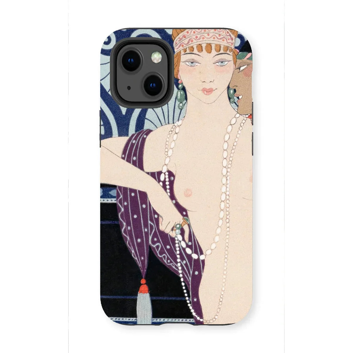 Les Trois Beautes De Mnasidika - George Barbier Iphone Case - 13 Mini / Matte