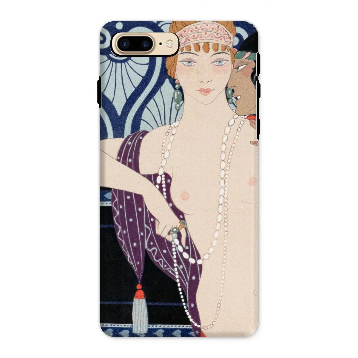 Les Trois Beautes De Mnasidika - George Barbier Iphone Case - 8 Plus / Matte