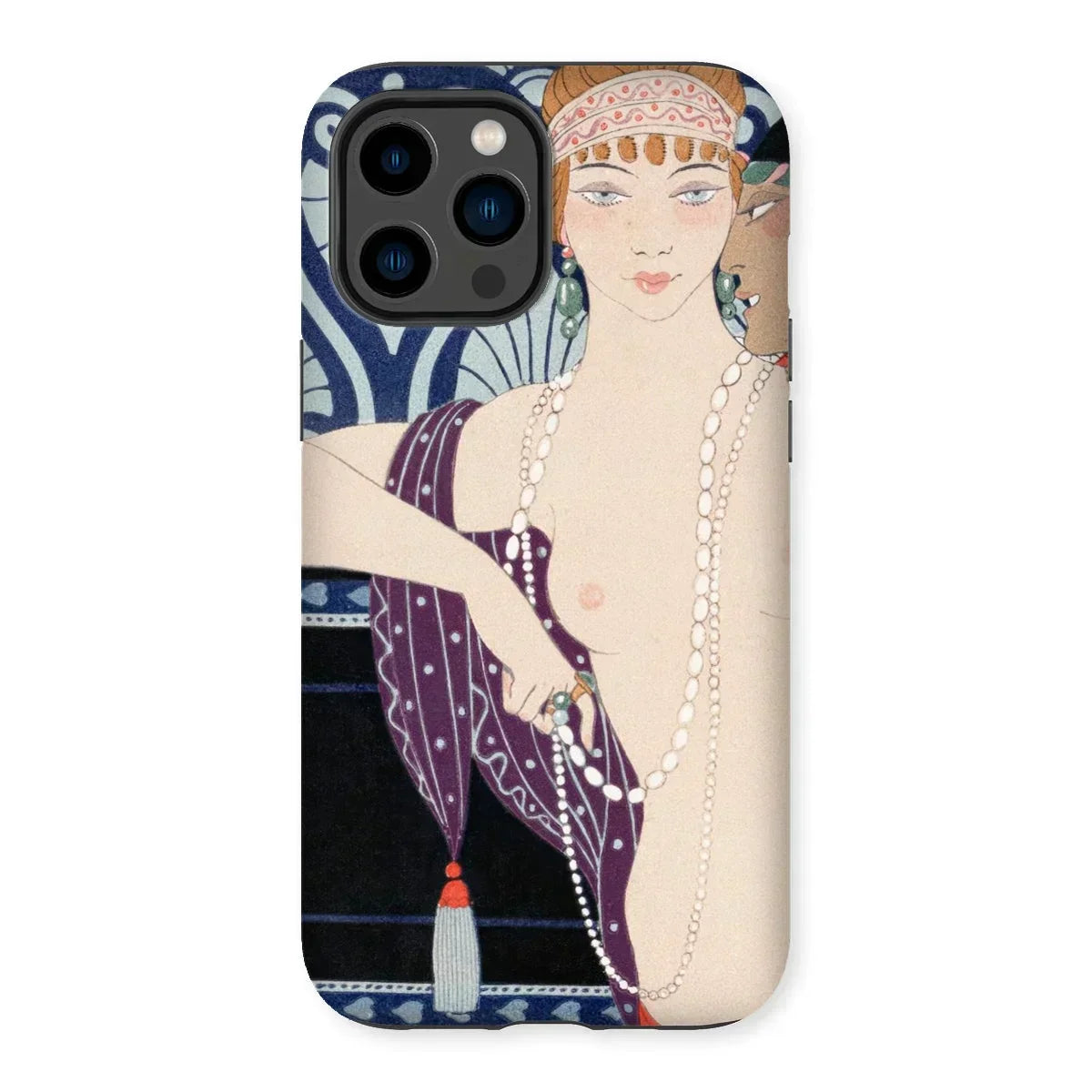 Les Trois Beautes De Mnasidika - George Barbier Iphone Case, 14 Pro Max / Matte, Kite-942703932, Phone Case Art
