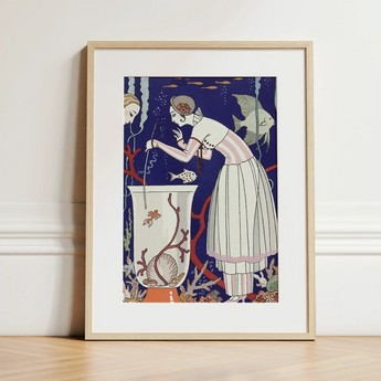L’étourdissant Petit Poisson - George Barbier Art Print / Canvas, George Barbier’s L’étourdissant, L’étourdissant Petit Poisson,
