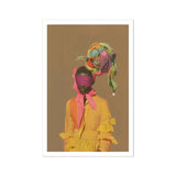 Liberty - Neo-baroque Afrofuturist Fashion Art Print / Canvas, Afrofuturist Fashion Art, Vintage Afrofuturist Fashion, Afrofuturist Fashion