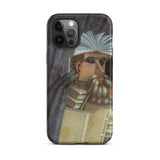 The Librarian - Giuseppe Arcimboldo Iphone Case, 12 Pro Max / Matte, Black Iphone Case Whimsical Illustration Man Made Books