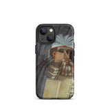 The Librarian - Giuseppe Arcimboldo Iphone Case, 13 Mini / Matte, Iphone 14 Black Case Detailed Illustration Bearded