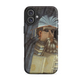 The Librarian - Giuseppe Arcimboldo Iphone Case, 16 Plus / Matte, Black Smartphone Case Illustration Man Made Books