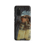The Librarian - Giuseppe Arcimboldo Samsung Case, Galaxy S20 / Matte, Black Smartphone Case Illustration Man Beard Hat Made