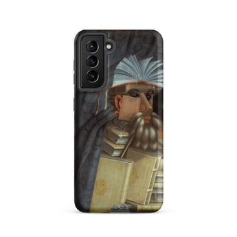 The Librarian - Giuseppe Arcimboldo Samsung Case, Galaxy S21 / Matte, Samsung Galaxy S21 Phone Case Stylized Portrait Bearded
