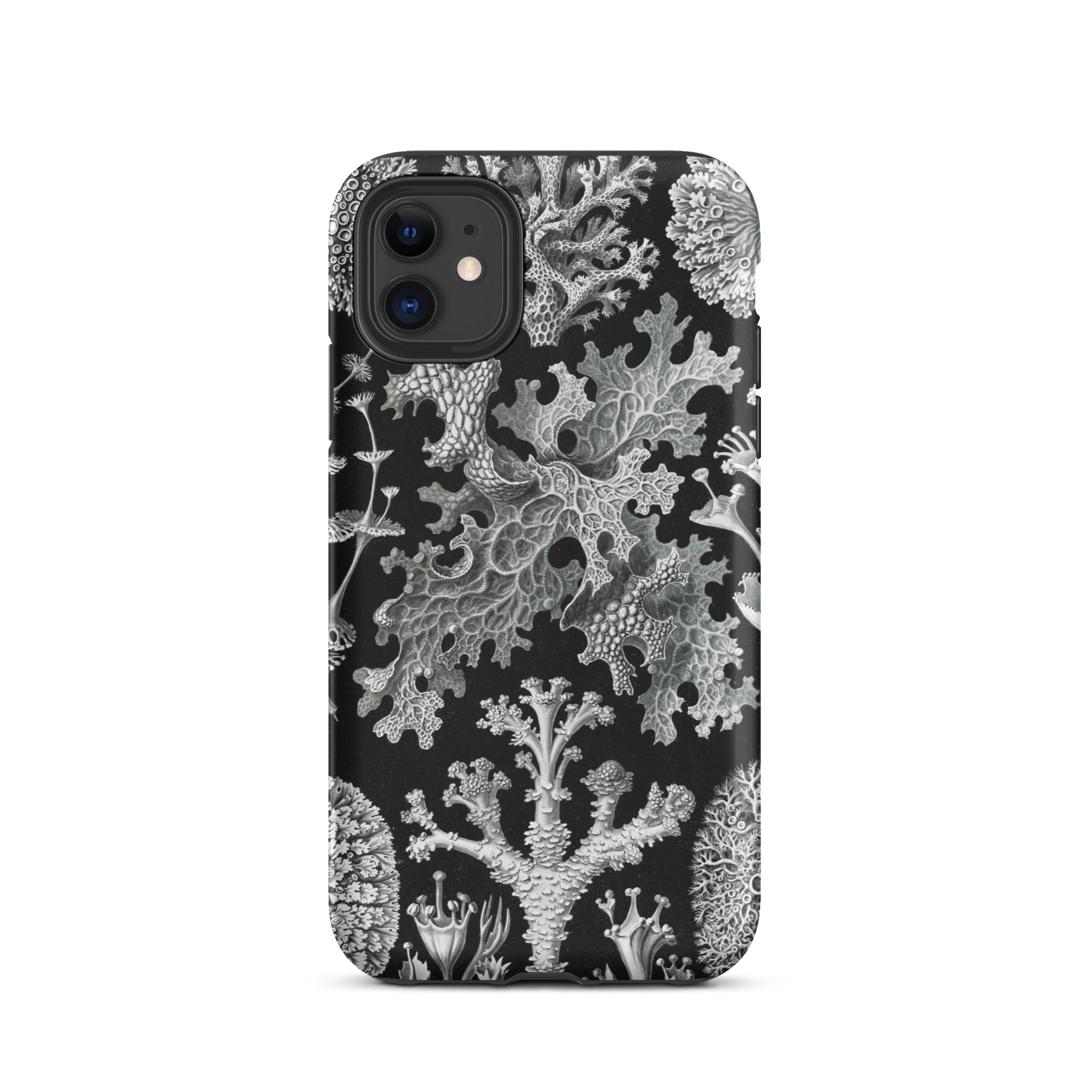Lichenes Flechten Ernst Haeckel Iphone Case, 11 / Matte, Botanical Patterned Phone Case