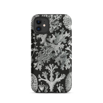 Lichenes Flechten - Ernst Haeckel Iphone Case, 11 / Matte, Botanical-patterned Phone Case