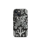 Lichenes Flechten Ernst Haeckel Iphone Case, 13 Mini / Matte, Black Phone Case Lichen Pattern