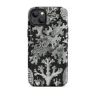Lichenes Flechten Ernst Haeckel Iphone Case, 14 Plus / Matte, Black Phone Case Lichen Pattern
