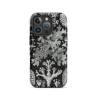 Lichenes Flechten Ernst Haeckel Iphone Case, 16 Pro / Matte, Black Phone Case White Coral Pattern