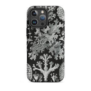 Lichenes Flechten - Ernst Haeckel Iphone Case, 16 Pro Max / Matte, Botanical-patterned Phone Case