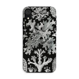 Lichenes Flechten - Ernst Haeckel Iphone Case, Xr / Matte, Black Phone Case White Lichen Pattern