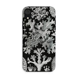 Lichenes Flechten - Ernst Haeckel Phone Case Iphone Xr / Matte Black Phone Case White Lichen Pattern Haeckel Iphone Case, Ancient Stones,