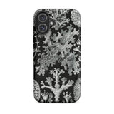 Lichenes Flechten - Ernst Haeckel Phone Case Iphone 16 Plus / Matte Botanical Print Phone Case Haeckel Iphone Case, Ancient Stones,