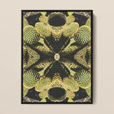 Life on Mars - Trippy Botanical Op Art Print / Canvas, Cacti Reign Supreme, Trippy Botanical Succulent, Xeriscape Odyssey