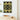 Framed Artwork Symmetrical Kaleidoscopic Pattern Green Cacti Black Reign Supreme, Trippy Botanical Succulent, Xeriscape Odyssey