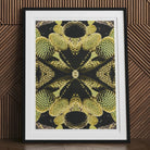 Life on Mars - Trippy Botanical Op Art Print