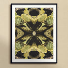 Life on Mars - Trippy Botanical Op Art Print