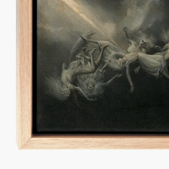 Lightning Struck a Flock of Witches - William Holbrook Beard Art Print / Canvas Dark Dramatic Oil Painting Figures Torment Hellish Scene,