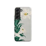 Lilies - Ohara Koson Shin-hanga Art Samsung Case, Galaxy S22 / Matte, Clear Phone Case White Lily Floral Design