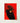 Red Canvas Print Stylized Portrait Woman Intricate Black Sapphic Witch, Art