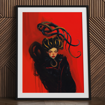 Lilith - Sapphic Witch Art Print / Canvas, Sapphic Witch, Sapphic Witch Art, Witch Art Print
