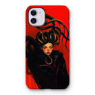 Lilith - Sapphic Witch Iphone Case, 11 / Matte, Phone Case Stylized Illustration Woman Elaborate Hairstyle Red