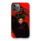 Lilith - Sapphic Witch Iphone Case, 11 Pro / Matte, Phone Case Stylized Illustration Woman Elaborate Hairstyle Red