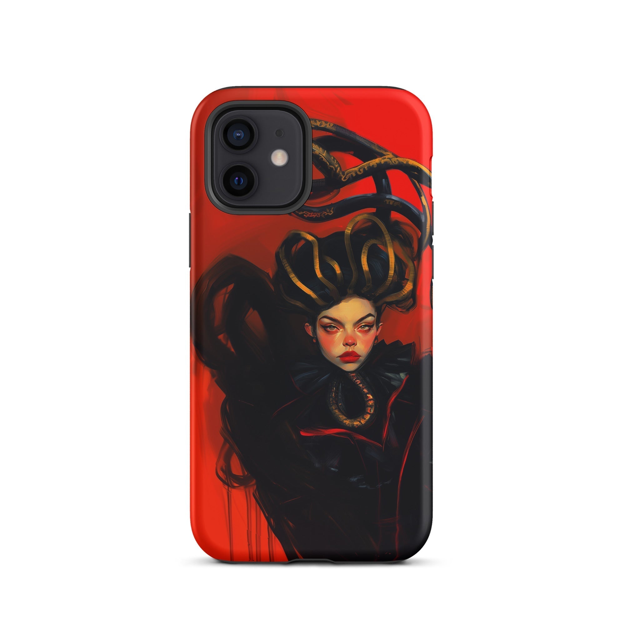 Lilith Sapphic Witch Iphone Case, 12 / Matte, Red Phone Case Medusa Design
