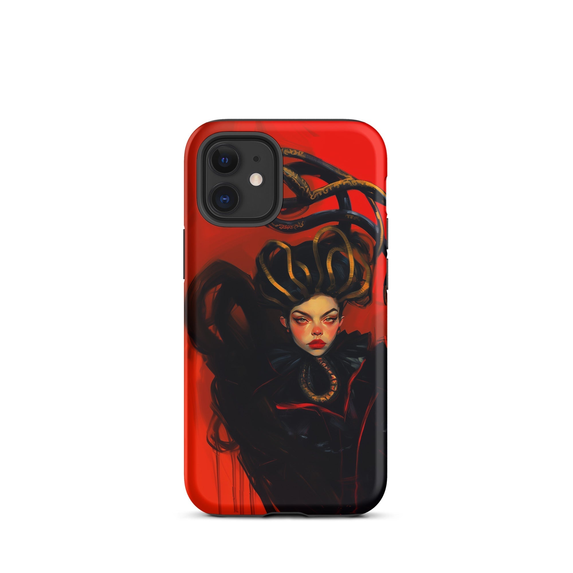 Lilith Sapphic Witch Iphone Case, 12 Mini / Matte, Red Phone Case Medusa Design