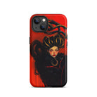 Lilith Sapphic Witch Iphone Case, 13 / Matte, Red Iphone Case Medusa Design