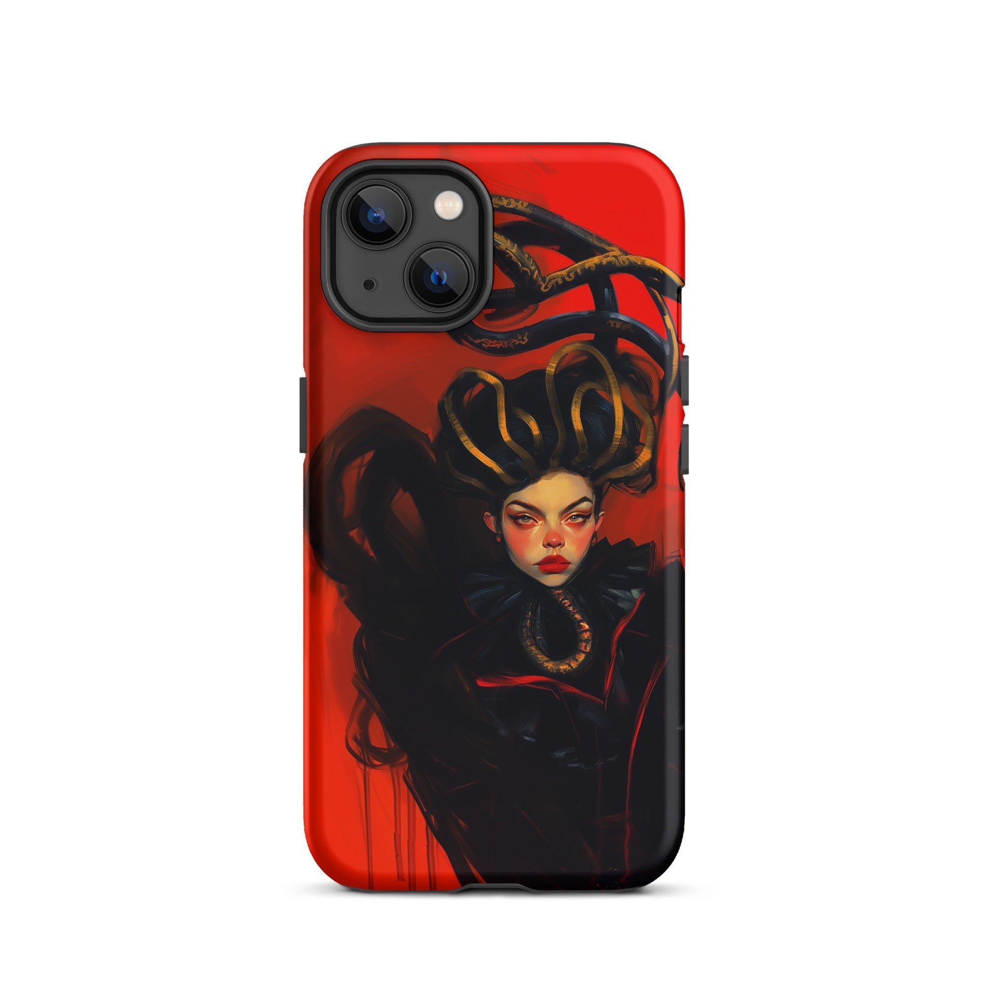Lilith Sapphic Witch Iphone Case, 13 / Matte, Red Iphone Case Medusa Design