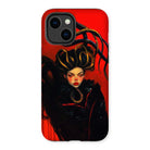 Lilith - Sapphic Witch Iphone Case, 14 Plus / Matte, Phone Case Stylized Illustration Woman Elaborate Hairstyle Red