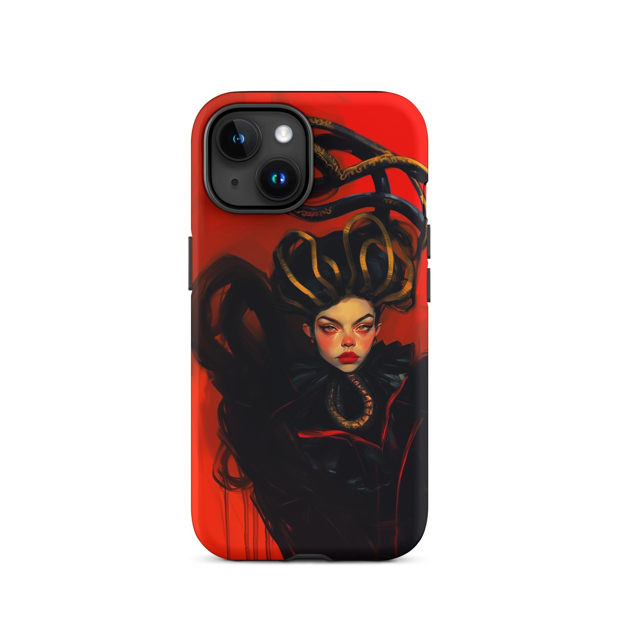 Lilith Sapphic Witch Iphone Case, 15 / Matte, Red Iphone Case Medusa Design