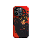 Lilith - Sapphic Witch Iphone Case, 15 Pro / Matte, Red Phone Case Medusa Design