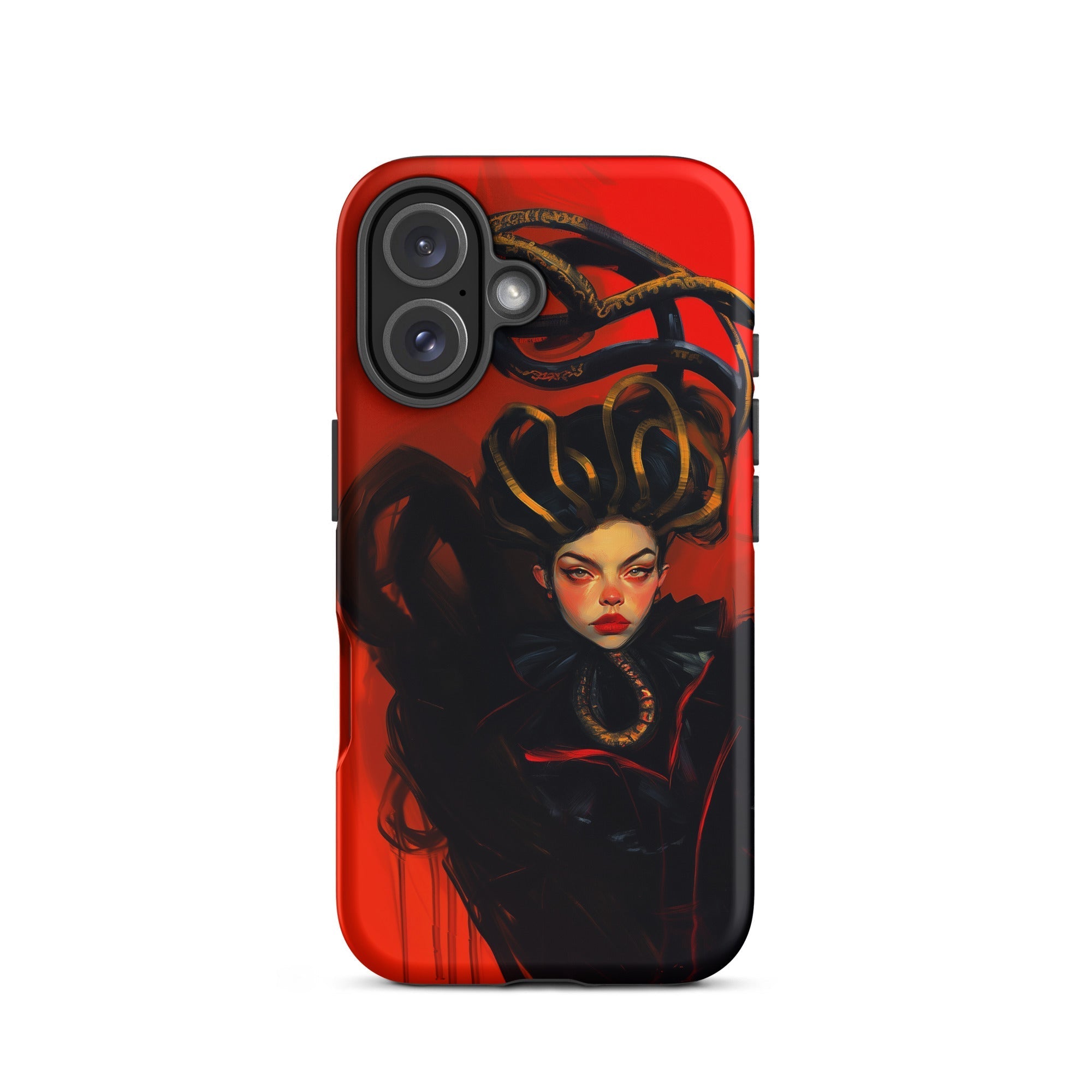Lilith Sapphic Witch Iphone Case, 16 / Matte, Red Phone Case Dark Sorceress Design