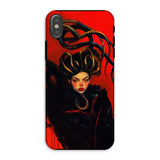 Lilith - Sapphic Witch Iphone Case, Xs / Matte, Phone Case Stylized Illustration Woman Elaborate Hairstyle Red