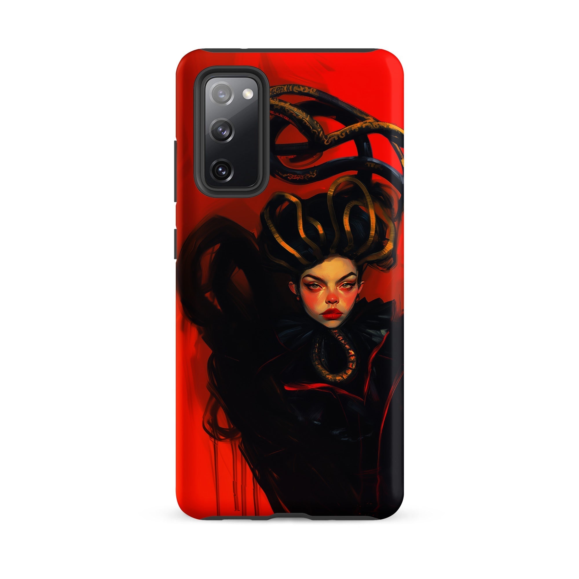 Lilith - Sapphic Witch Samsung Case, Galaxy S20 Fe / Matte, Red Phone Case Dark Fantasy Art Print Woman