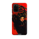 Lilith - Sapphic Witch Samsung Case, Galaxy S20 Plus / Matte, Red Phone Case Dark Fantasy Art Illustration Woman