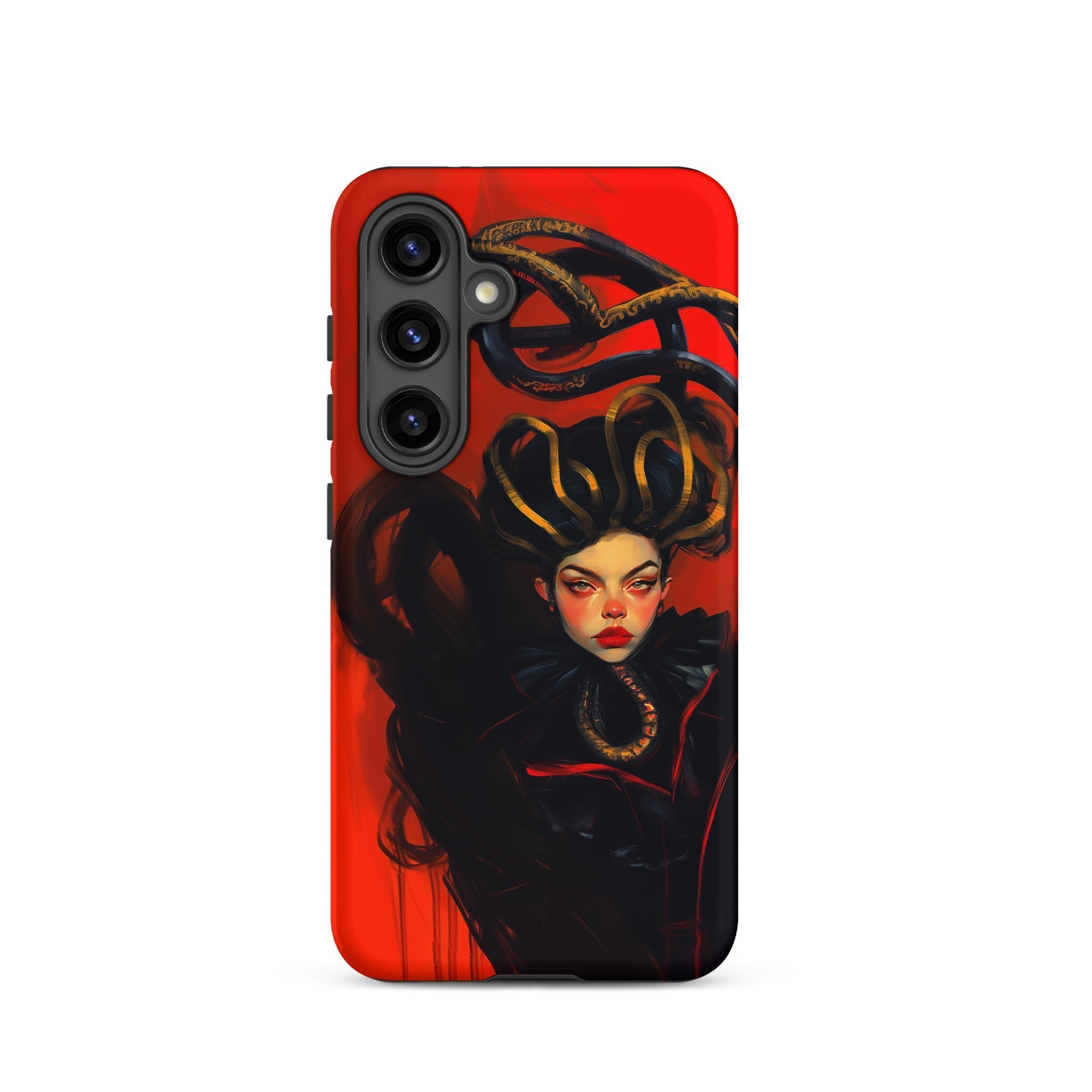 Lilith - Sapphic Witch Samsung Case, Galaxy S24 / Matte, Red Smartphone Case Dark Fantasy Art Print Woman