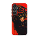 Lilith - Sapphic Witch Samsung Case, Galaxy S25 Plus / Matte, Red Phone Case Depiction Medusa