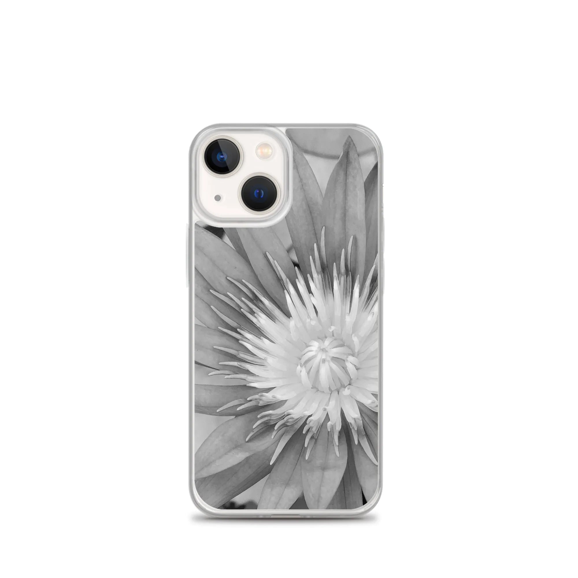 Lilliput Floral Iphone Case - Black And White - Iphone 13 Mini - Mobile Phone Cases - Aesthetic Art