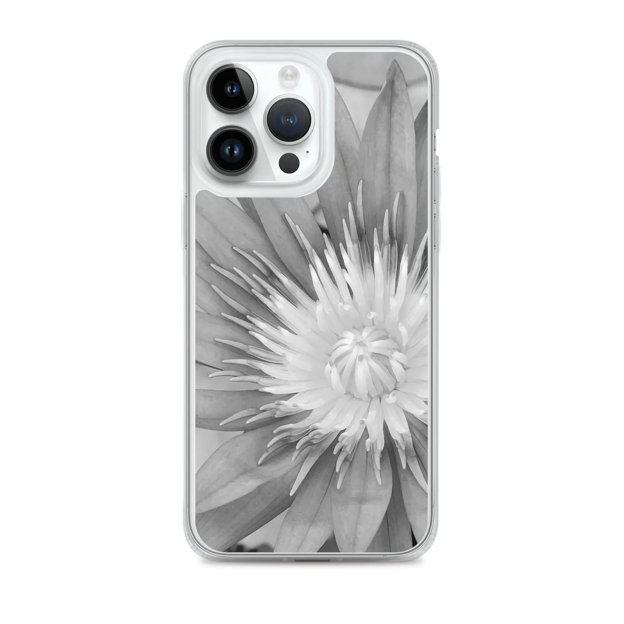 Lilliput Floral Iphone Case - Black And White - Iphone 14 Pro Max - Mobile Phone Cases - Aesthetic Art