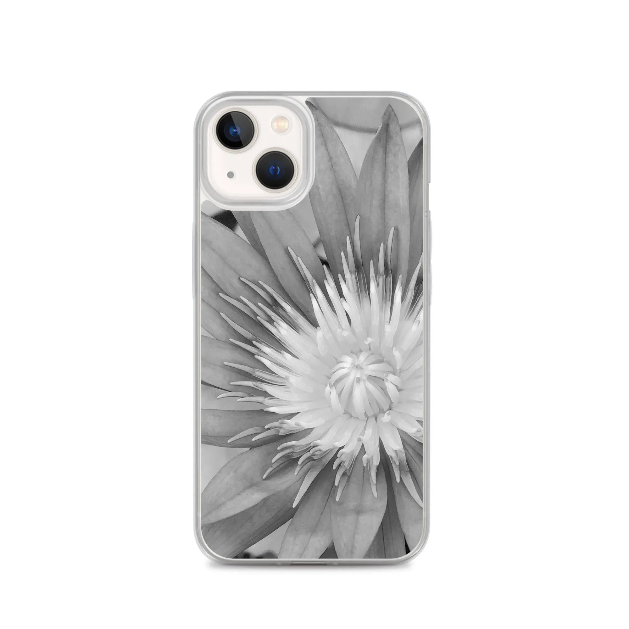 Lilliput Floral Iphone Case - Black And White - Iphone 13 - Mobile Phone Cases - Aesthetic Art